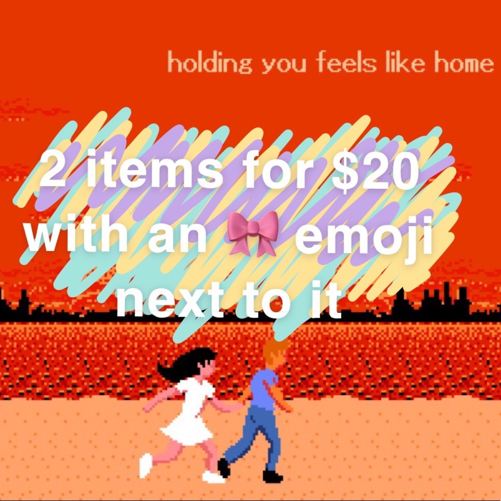 🎀🎀 2 items for $20 bundle with this emoji 🎀🎀